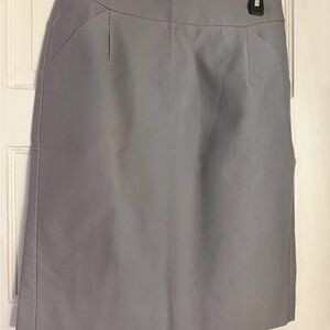 J. Crew Light Gray Pencil Skirt